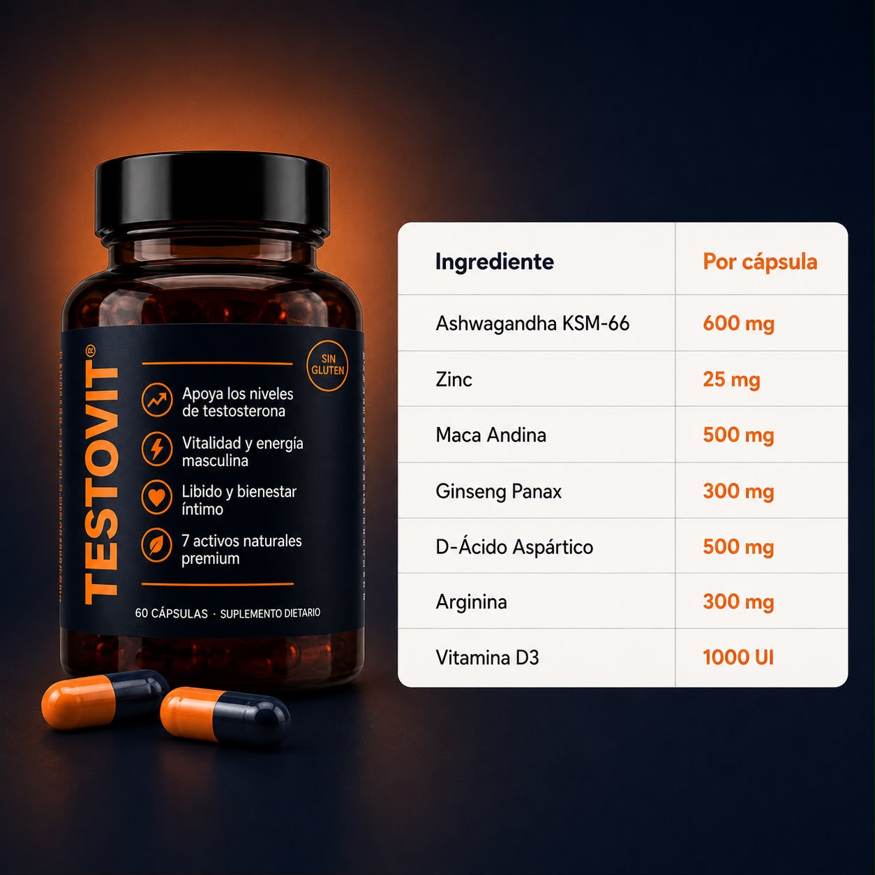 TESTOVIT® - Vitalidad, energía y bienestar masculino