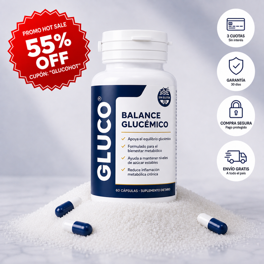 GLUCO® — Apoyo natural para la glucosa