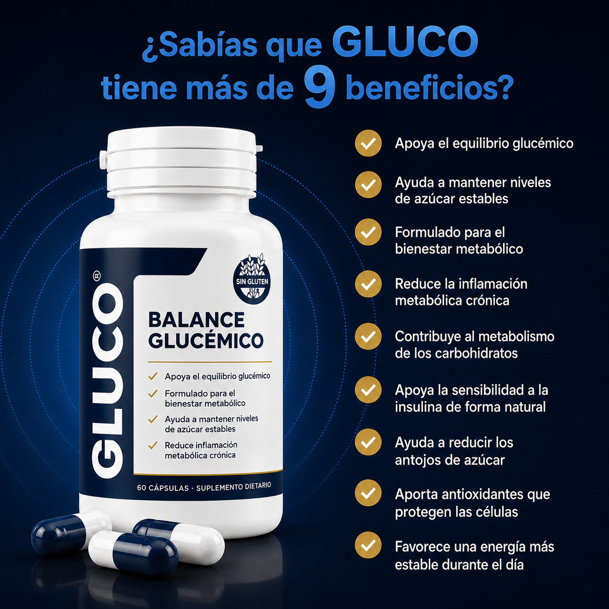 GLUCO® — Cápsulas para el equilibrio glucémico
