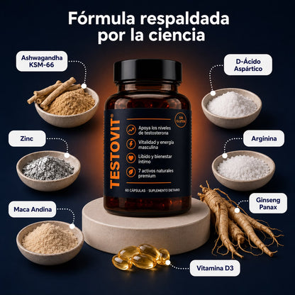 TESTOVIT® - Vitalidad, energía y bienestar masculino