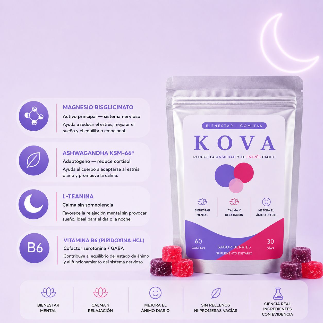 KOVA® | Gomitas para el Estrés y la Ansiedad