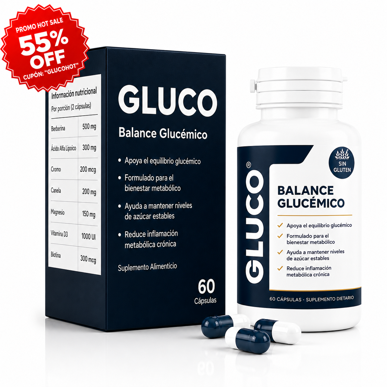 GLUCO® — Cápsulas para el equilibrio glucémico